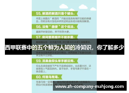 西甲联赛中的五个鲜为人知的冷知识，你了解多少