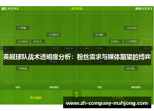 英超球队战术透明度分析：粉丝需求与媒体期望的博弈